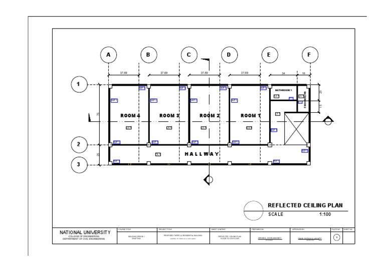 REFLECTED CEILING PLAN (2) - Model | PDF | Brisbane | Queensland ...