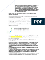 Avaliação GESTÃO E IDENTIDADE DE MARCAS