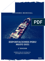 Informe Mensual Exportaciones Mayo 2021 Keyword Principal