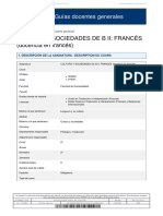 2021 22 303033 GG V0 Cultura y Sociedades de B II Frances Docencia en Frances