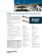 Pauluhn™ DLL Series Linear LED For Land-Based Rigs: Hazardous Area LED Lighting