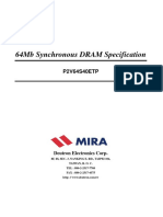 64Mb Synchronous DRAM Specification: P2V64S40ETP