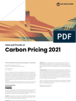 Carbon Pricing 2021 Carbon Pricing 2021: State and Trends of