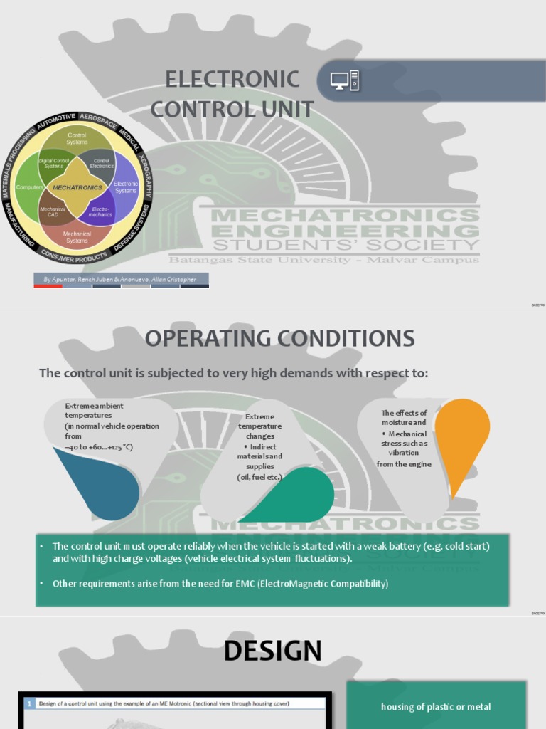 18 Electronic Control Unit PDF Random Access Memory Computer Memory