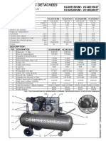 Peças de reposição para compressores VC3851503M-T e VC3852003M-T