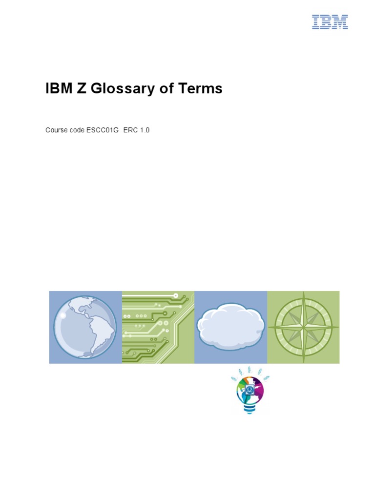 IBM Z Glossary of Terms | PDF | Computer Data Storage | Cache (Computing)