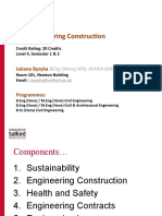 Civil Engineering Construction Course Overview