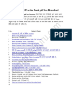 Tally Erp 9 Practice Book PDF