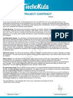 Project Contract: Name: Mobile: Email