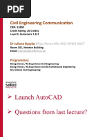 AutoCAD Lecture 6 Blocks & Printing