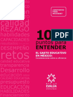 Texto 29. Diez Púntos Para Entender El Gasto Educativo en México.