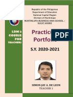 LDM Practicum Portfolio Deleon