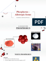 Phosphorus - Allotropic Forms: Presentation By: Aakriti Roy (XII Science)