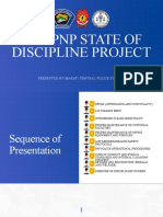 The PNP State of Discipline Project