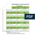 Program Kerja Latihan