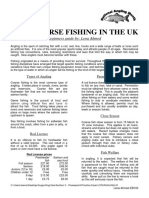 Coarse Fishing in The Uk: Beginners Guide By: Lena Ahmed