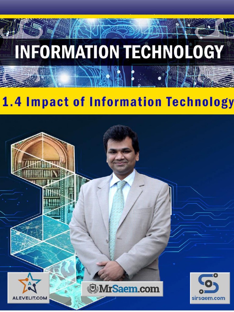 As Level It 9626 A Level It 9626 Impact Of Information Technology Pdf