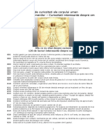 Corpul Uman - 120 Curiozitati