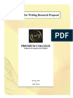 Guideline For Research Proposal Writing