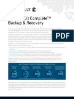 Commvault Complete Backup and Recovery Datasheet