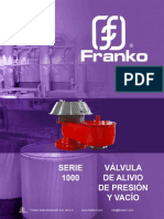 Franko Serie 1000 Válvula de Alivio
