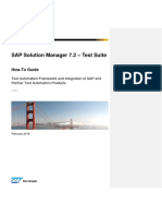 SAP Solution Manager 7.2 Test Suite