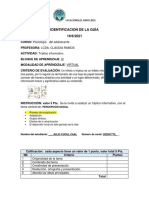 Triptico Informativo Psicologia