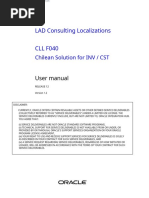 LAD Consulting Localizations CLL F040: Chilean Solution For INV / CST