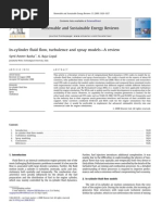 Download In-cylinder fluid flow turbulence and spray modelsA review by Wael Aly SN55684318 doc pdf