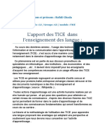 Tice APPRENTISSAGE