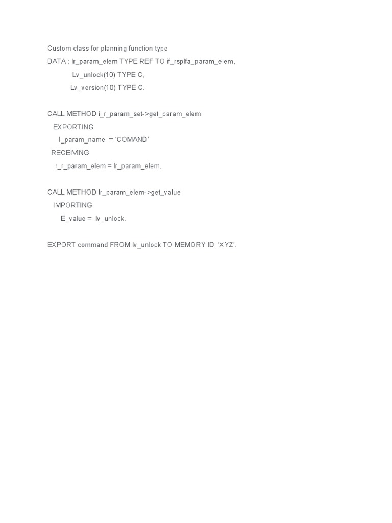 Custom Class For Planning Function Type | PDF