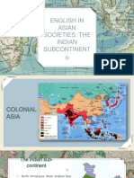 English in Asian Societies: The Indian Subcontinent