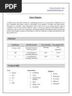 Gauri Shrimali: Class/Degree Board/University Year of Passing Percentage/CGPA