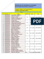 INTERNSHIP SCHEDULE - 3yr - A&B