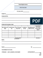 CPD Instructional Design Format From PRC