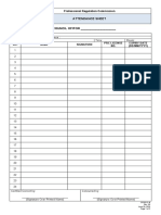 Attendance Sheet For PRC CPD Activity