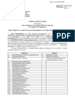 Τεχνικό Πρόγραμμα του Δήμου Μεγαλόπολης του έτους 2022