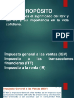 IGV e ITF: impuestos clave en Perú