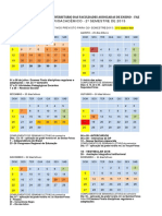 Calendário Academico 2015 2º Sem