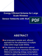 Energy Efficient Scheme For Large Scale Wireless Sensor Networks With Multiple Sinks