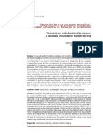 Neurociências e os processos educativos