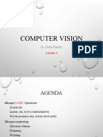 COMPUTER VISION LOGIC AND MORPHOLOGY