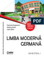 Limba Moderna Germana Cls 1 Caiet Sem.1 - Evemarie Draganovici