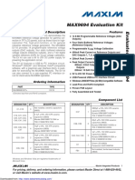 MAX9694 Evaluation Kit: General Description Features