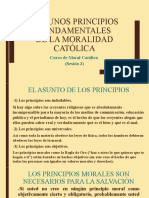 Tema 23. Algunos Principios Fundamentales de la moral