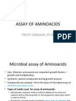 Assay of Aminoacids