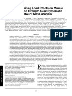 Resistance Training Load Effects On Muscle Hypertrophy and Strength Gain: Systematic Review and Network Meta-Analysis