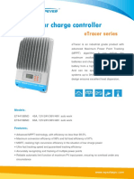 MPPT Solar Charge Controller: Etracer Series