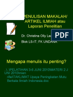 PENULISAN MAKALAH ILMIAh