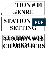 Station # 01 Genre Station # 02 Setting